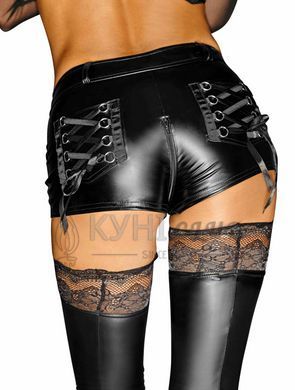 Шортики з мокрим ефектом Noir Handmade F138 Powerwetlook shorts, XXL 108023 фото
