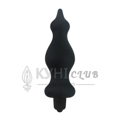 Анальна пробка з вібрацією Adrien Lastic Bullet Amuse Black, макс. діаметр 3,9 см 101370 фото