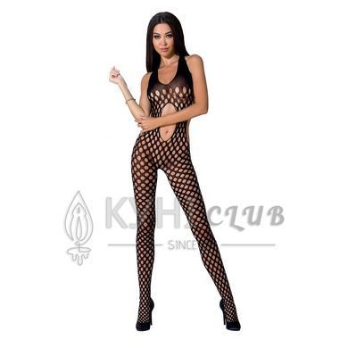 Сексуальний бодістокінг Passion BS065 One Size, Black, комбінезон, велика сітка 100763 фото