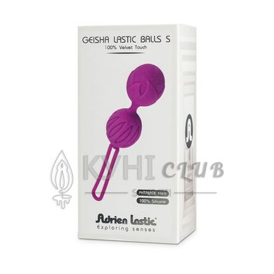 Вагінальні кульки Adrien Lastic Geisha Lastic Balls Mini Violet (S), діаметр 3,4 см, маcа 85 г 101378 фото