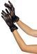 Короткі рукавички Leg Avenue Floral lace wristlength gloves Black 107176 фото 2
