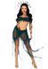 Еротичний костюм Медузи Горгони Leg Avenue Medusa Costume S, топ, спідниця, нарукавники, прикраси 107229 фото 4