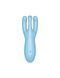Кліторальний смарт вібратор Satisfyer Threesome 4 Blue з трьома пальчиками 104044 фото 2