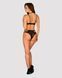 Эротический комплект под латекс со стрепами Obsessive Bagirela 2-pcs set L/XL, черный, под леопард, 105204 фото 4