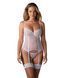 Корсет Obsessive Alissium corset&thong, M/L гнучкі кісточки, відкрита спина, стрінги в комплекті 109656 фото 1