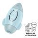 Вакуумний стимулятор з вібрацією Satisfyer Mission Control Blue, 2 незалежні мотори 106991 фото 1