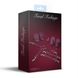 Набір для БДСМ 3 в 1 Feral Feelings BDSM Kit 3 Burgundy, burgundy, наручники, поножі, хрестовина 106247 фото 2