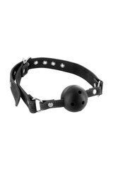 Кляп Fetish Tentation Premium Leather gag with stiff ball 110175 фото