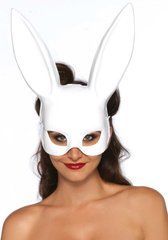Маска кролика Leg Avenue Masquerade Rabbit Mask White, длинные ушки, на резинке 105921 фото