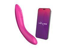 Смарт-вібратор We-Vibe Rave 2 Twisted Pleasure Pink, для точки G та входу в піхву, 2 мотори 106796 фото