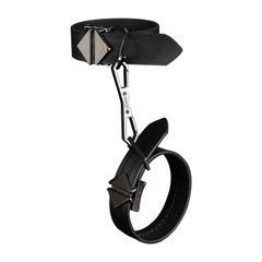 Фіксатори для рук та ніг LOCKINK Wristcuffs/Anklecuffs, чорні, натуральна шкіра 109996 фото