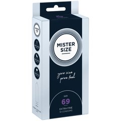 Презервативы Mister Size - pure feel - 69 (10 condoms), толщина 0,05 мм 105962 фото