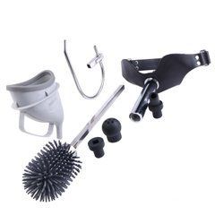 Набір для домінування LOCKINK SEVANDA Objectification Bathroom Set, маска та 4 насадки 110053 фото