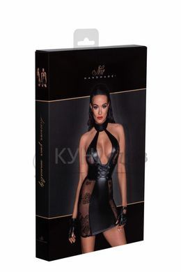Сукня Noir Handmade F238 Short tulle dress with powerwetlook inserts, M 108126 фото