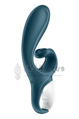 Смарт вібратор-кролик Satisfyer Hug Me Bluegrey, 2 мотори, діаметр 4,2см, широка кліторальна частина 104255 фото