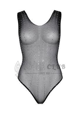 Leg Avenue Rhinestone fishnet bodysuit OS Black 105871 фото