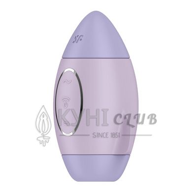 Вакуумный стимулятор с вибрацией Satisfyer Mission Control Violet, 2 независимых мотора 106992 фото