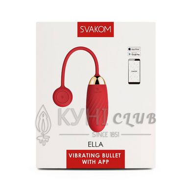 Віброяйце Svakom Ella Red 102704 фото