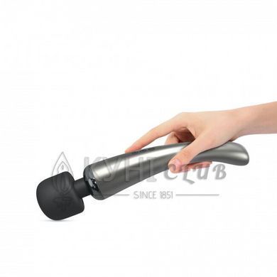 Мощный вибромассажер Dorcel MEGAWAND Chrome Silver водонепроницаемый, перезаряжаемый, 160 режимов 103427 фото