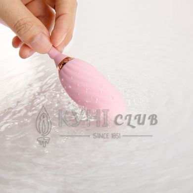 Вакуумный клиторальный стимулятор Otouch Louis Vibrate Pink с виброяйцом, в кейсе 107422 фото