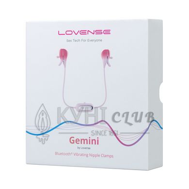 Смарт-вибратор для груди Lovense Gemini, регулировка сжатия соска, можно носить 105472 фото