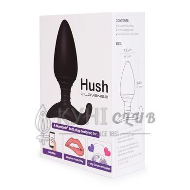 Анальна смарт вібропробка Lovense Hush, розмір L 102096 фото