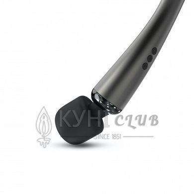Мощный вибромассажер Dorcel MEGAWAND Chrome Silver водонепроницаемый, перезаряжаемый, 160 режимов 103427 фото