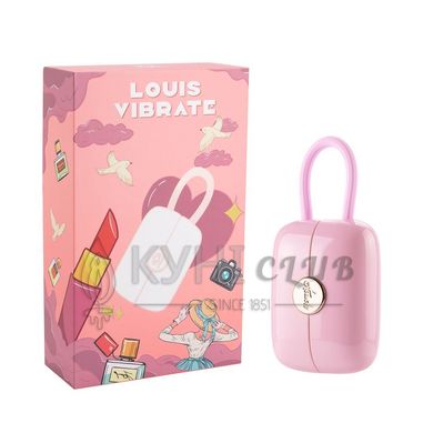 Вакуумный клиторальный стимулятор Otouch Louis Vibrate Pink с виброяйцом, в кейсе 107422 фото