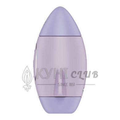 Вакуумный стимулятор с вибрацией Satisfyer Mission Control Violet, 2 независимых мотора 106992 фото