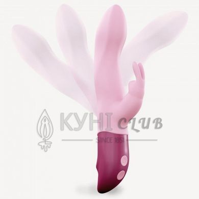 Вибратор-кролик Love To Love Hello Rabbit Rose с гибким стволом и стимуляцией точки G, 2 мотора 108875 фото