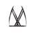 Портупея Bijoux Indiscrets MAZE &mdash; Halter Bra Harness Black 108840 фото
