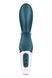 Смарт вібратор-кролик Satisfyer Hug Me Bluegrey, 2 мотори, діаметр 4,2см, широка кліторальна частина 104255 фото 5