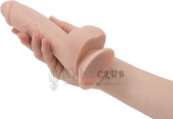 Реалистичный фаллоимитатор на присоске ADDICTION &mdash; Mark 7,5&Prime; Dildo With Balls, Beige 103476 фото