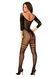 Сетчатый бодистокинг с имитацией подвязок Obsessive Bodystocking G329 S/M/L, black, с доступом 105670 фото 6