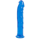 Фаллоимитатор Doc Johnson Jelly Jewels Dong & Suction Cup Blue, диаметр 3,6см, антибактериальный ПВХ 108766 фото 1