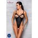 Боді з екошкіри Passion CELINE BODY L/XL, black, з доступом, відкритий 104365 фото 3