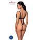 Боді з екошкіри Passion CELINE BODY L/XL, black, з доступом, відкритий 104365 фото 2