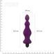 Анальна пробка з вібрацією Adrien Lastic Bullet Amuse Purple, макс. діаметр 3,9 см 101371 фото 6