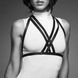 Портупея Bijoux Indiscrets MAZE &mdash; Halter Bra Harness Black 108840 фото 3