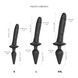Анальная пробка с дилдо Strap-On-Me SWITCH PLUG-IN REALISTIC DILDO BLACK - L 105162 фото 4