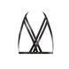 Портупея Bijoux Indiscrets MAZE &mdash; Halter Bra Harness Black 108840 фото 1