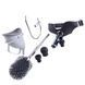 Набір для домінування LOCKINK SEVANDA Objectification Bathroom Set, маска та 4 насадки 110053 фото 1