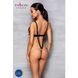 Боді з екошкіри Passion CELINE BODY L/XL, black, з доступом, відкритий 104365 фото 4