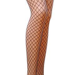 Колготки в сеточку без выделенных трусиков Passion TI019 типа Кабаретка 1/2 (fishnet), nero 100736 фото