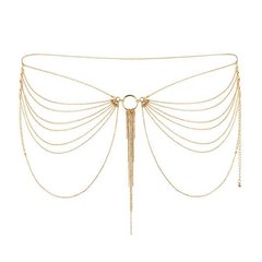 Цепочка на трусики или лиф Bijoux Indiscrets MAGNIFIQUE Waist Chain - Gold, украшение на тело 100386 фото