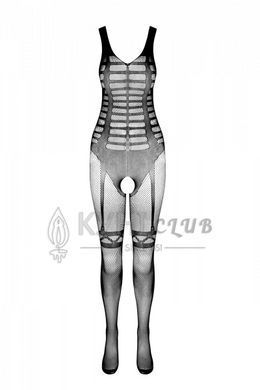 Сетчатый телесный бодистокинг-боди с симметричным рисунком Casmir CA005 102916 фото