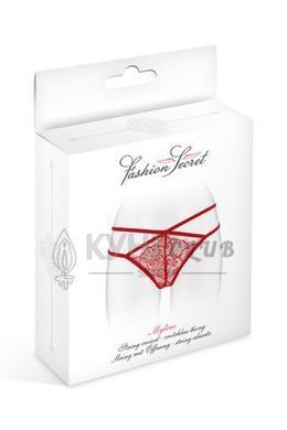 Трусики-стринги Fashion Secret MYLENE Red с двойной линией бедра 101082 фото