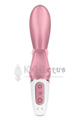 Смарт вибратор кролик Satisfyer Hug Me Pink, 2 мотора, диаметр 4,2см, широкая клиторальная часть 104256 фото