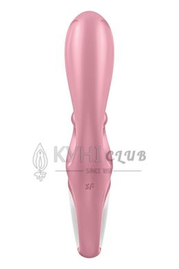 Смарт вибратор кролик Satisfyer Hug Me Pink, 2 мотора, диаметр 4,2см, широкая клиторальная часть 104256 фото