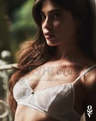 Комплект Obsessive Alissium 2-pcs set, XS/S, кружево, лиф с мягкой чашкой, трусики танга 109658 фото